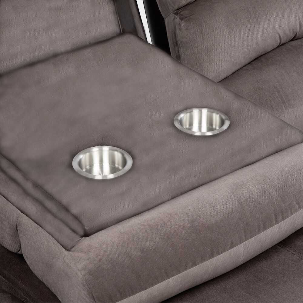Sof&aacute; 3 Cuerpos Reclinable Moderno New Martell image number 8.0
