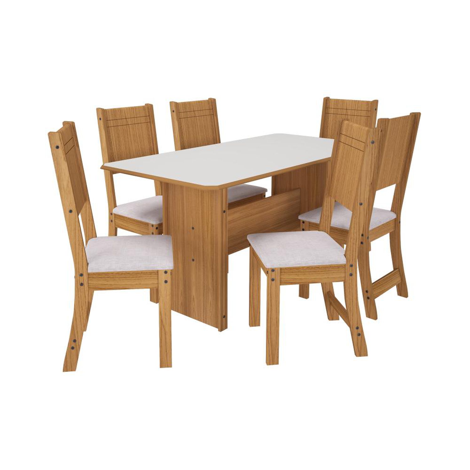 Juego De Comedor Casaideal Evora / 6 Sillas image number 6.0