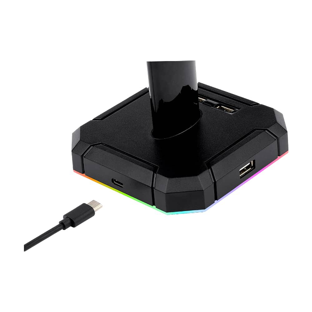 Soporte Para Aud&iacute;fonos Redragon Scepter Con Hub Usb Full Rgb image number 5.0