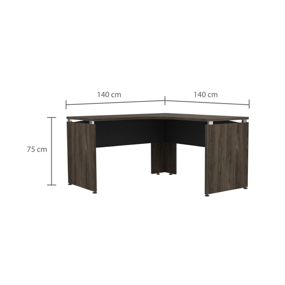 Escritorio Fm-004n - Negro Y Caf&eacute; Oscuro image number 8.0