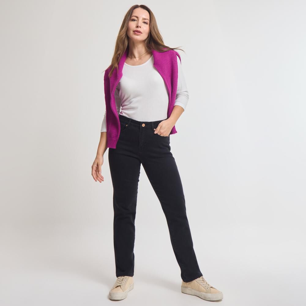 Jeans Tiro Medio Bootcut Push Up Mujer Geeps image number 1.0