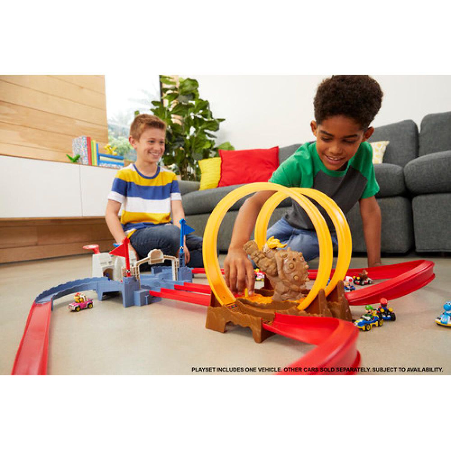Autopista Hot Wheels Pista Castillo De Bowser Mario Kart image number 4.0