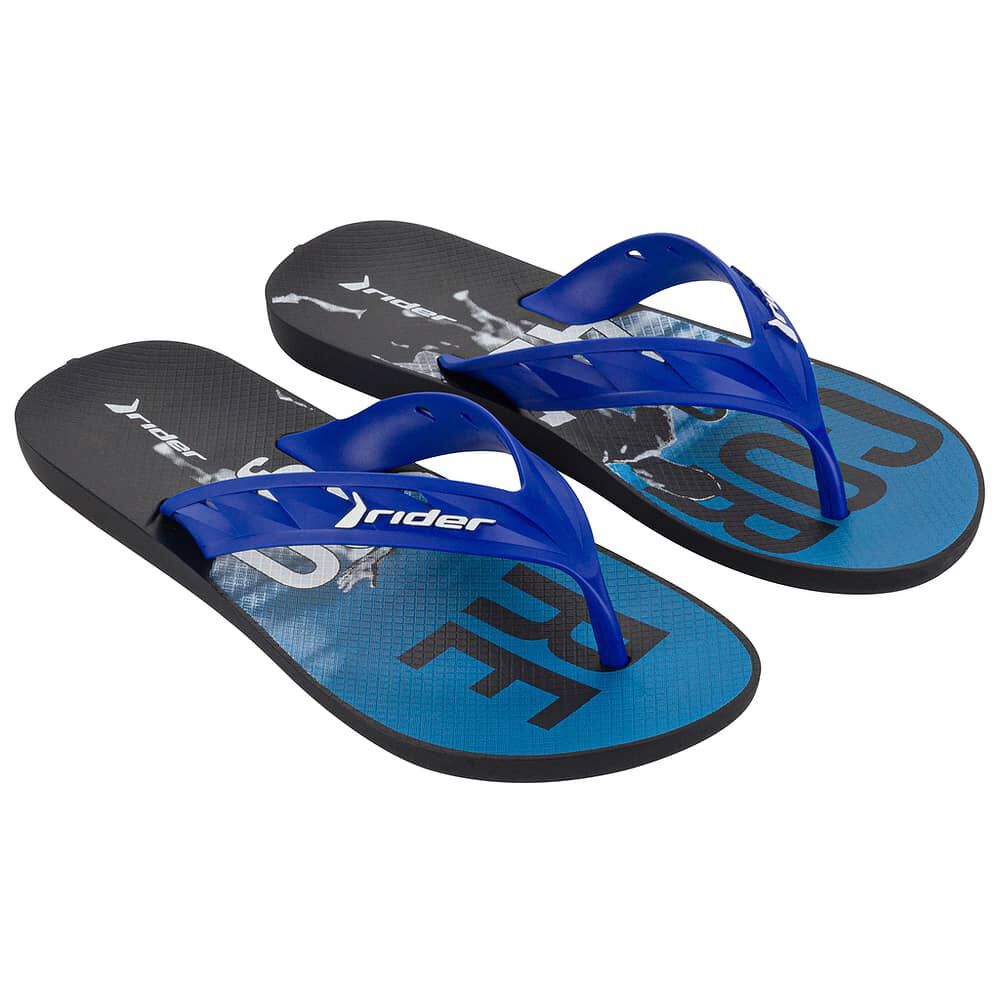 Sandalia Hombre Negro/azul Street Rider image number 1.0