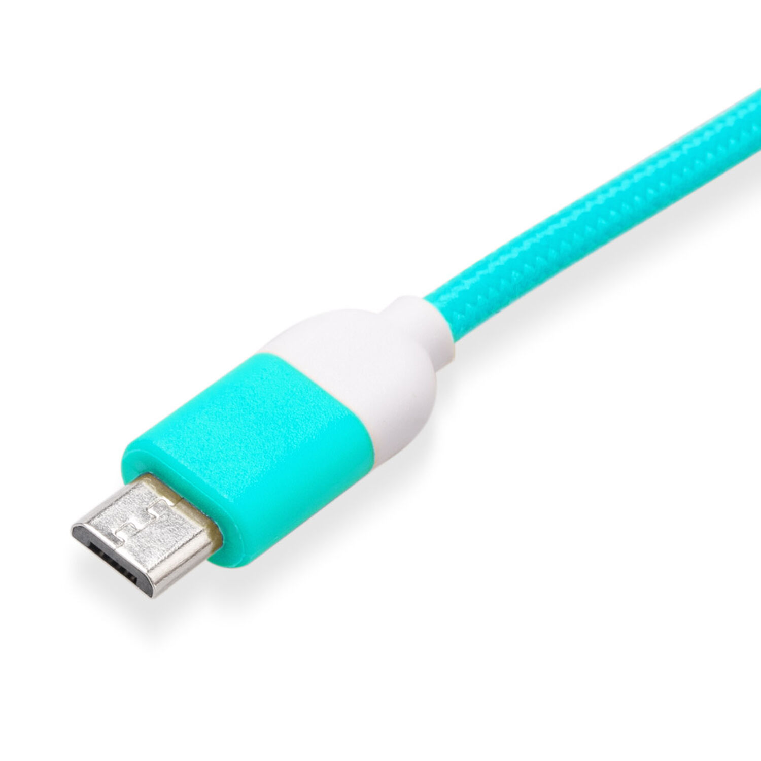Cable De Datos Micro Usb 1 Mt Pantone High Speed Turquesa image number 2.0