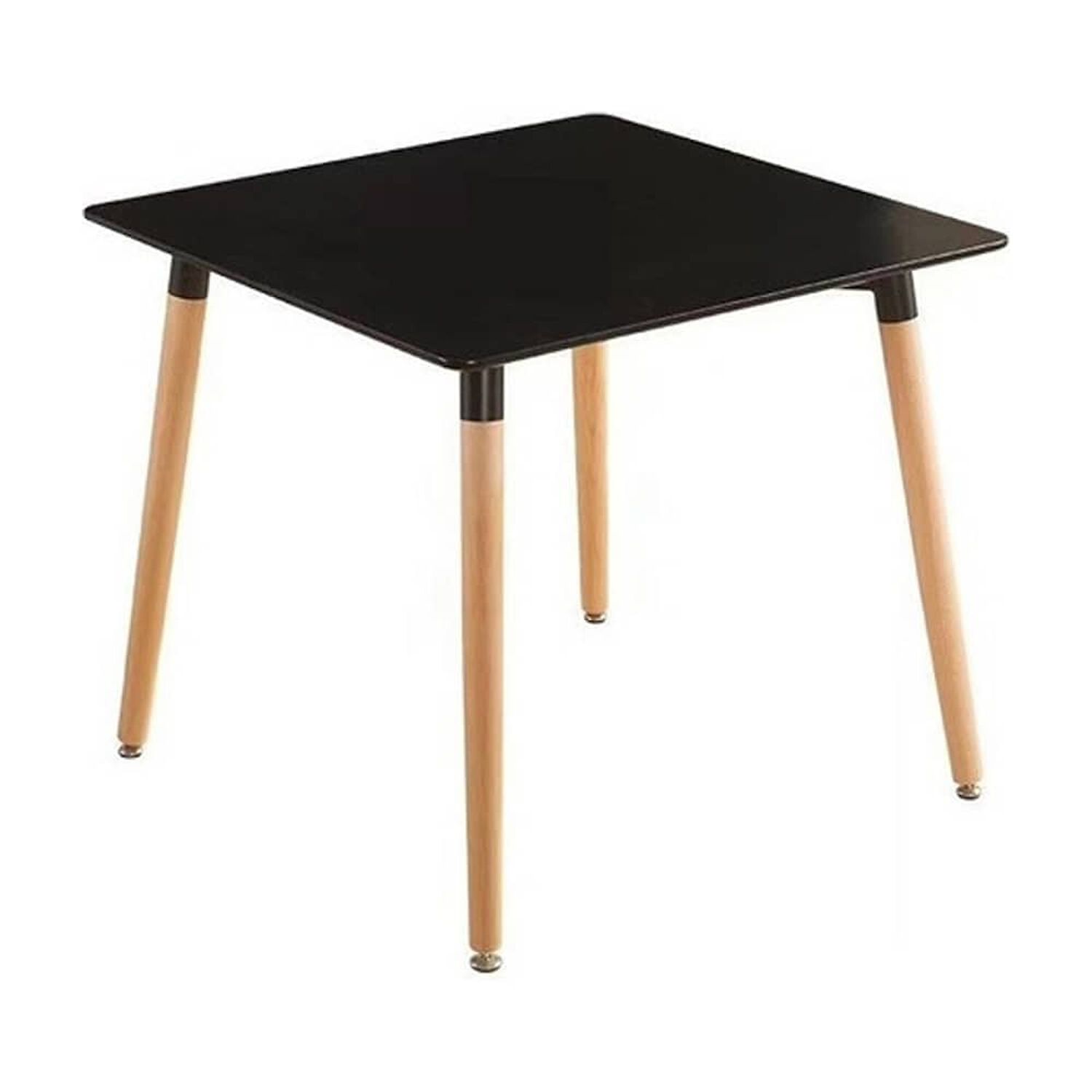 Mesa Cuadrada 80x80 Mdf Negra image number 0.0