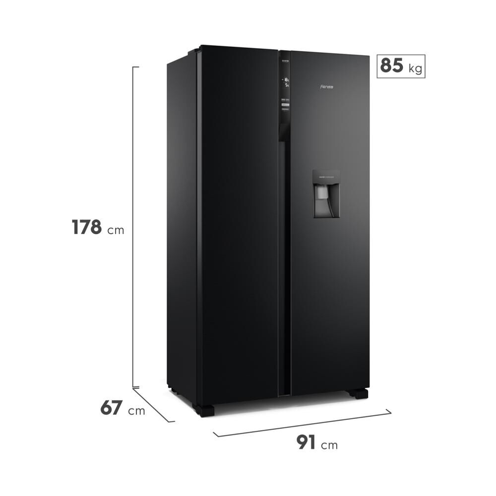 Refrigerador Side By Side Fensa SFX530B / No Frost / 525 Litros / A+ image number 2.0