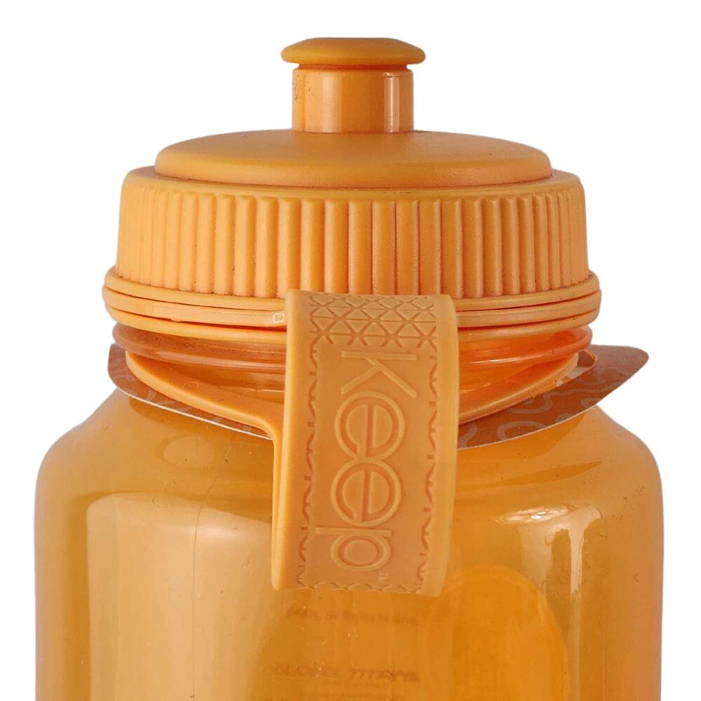 Botella Keep 1 Litro Sport Gym Ejercicio Naranja image number 2.0