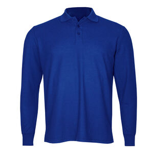 Polera Algodón Pique Manga Larga Velox Hombre