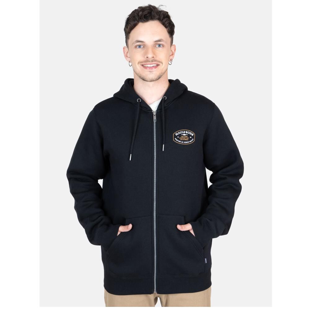 Poler&oacute;n Liso Con Cierre Cuello Redondo Con Capucha Hombre Maui And Sons image number 0.0