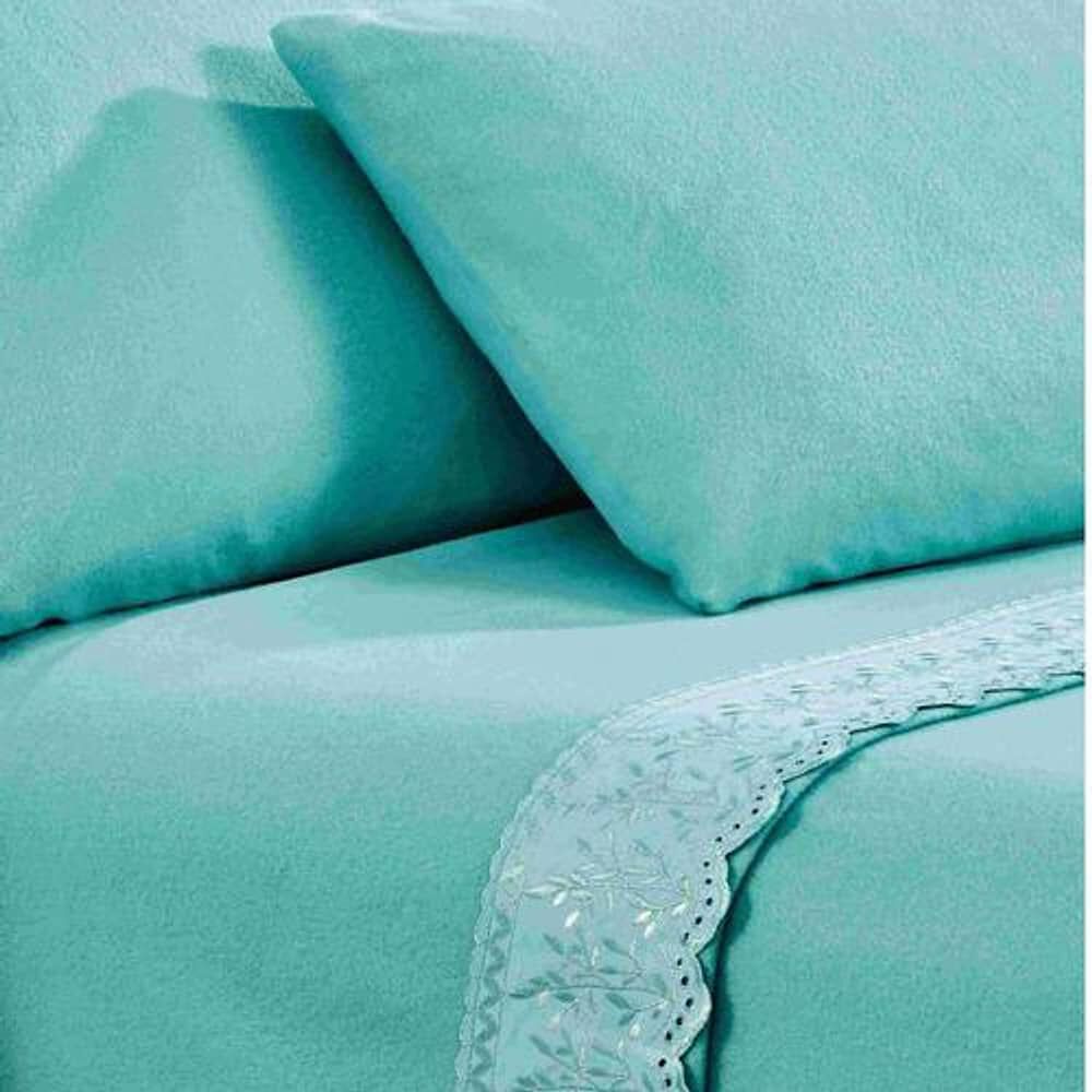 Sabana Andes Polar Broderie Turquesa 2 Plazas image number 0.0