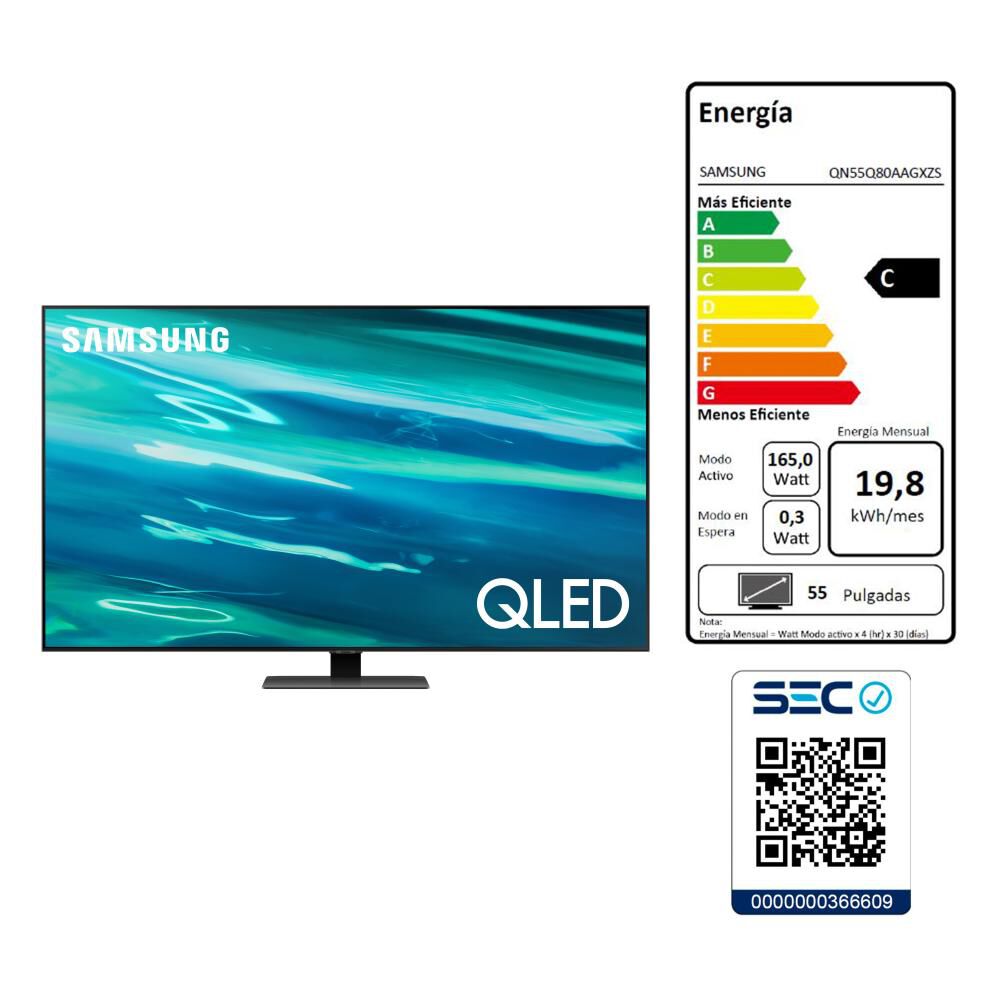 Qled 55" Samsung Q80A / Ultra HD 4K / Smart TV image number 10.0