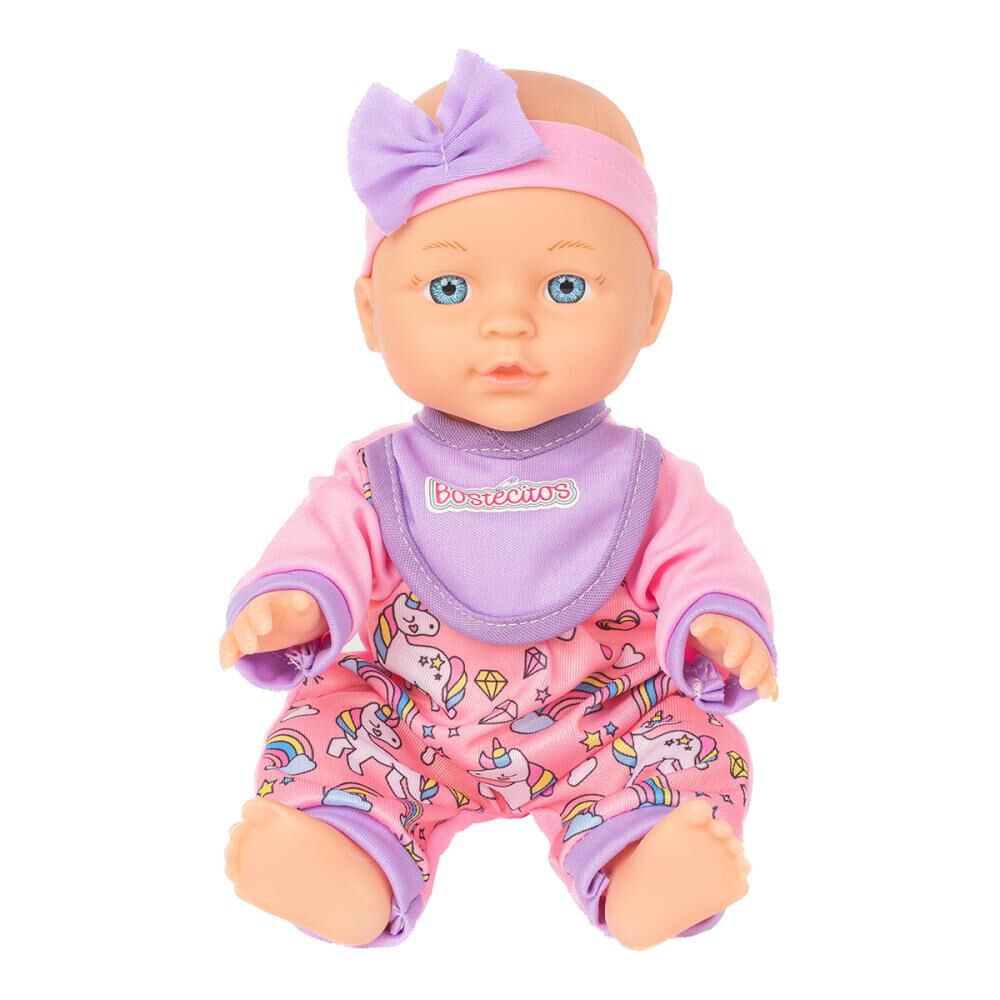 Muñeca Babydoll Bostecitos Abc 30cm W/3 Acc image number 2.0