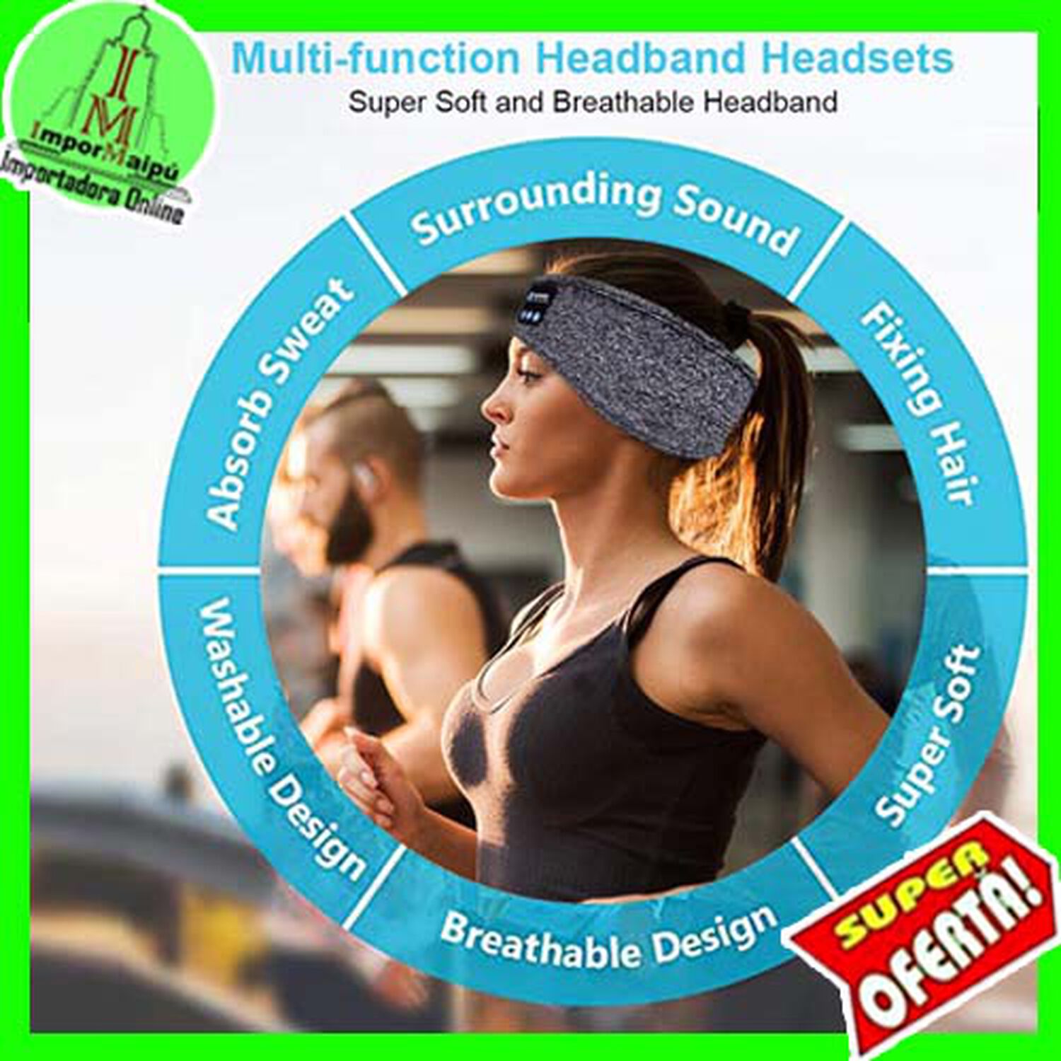 Aud&iacute;fonos Bluetooth Cintillo M2 Recargables Auriculares Inalambricos Para Dormir Y Deportes image number 6.0