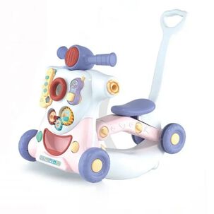 Andador Multifuncional 6 En 1 Juguete Musical Educativo Infantil Rosa