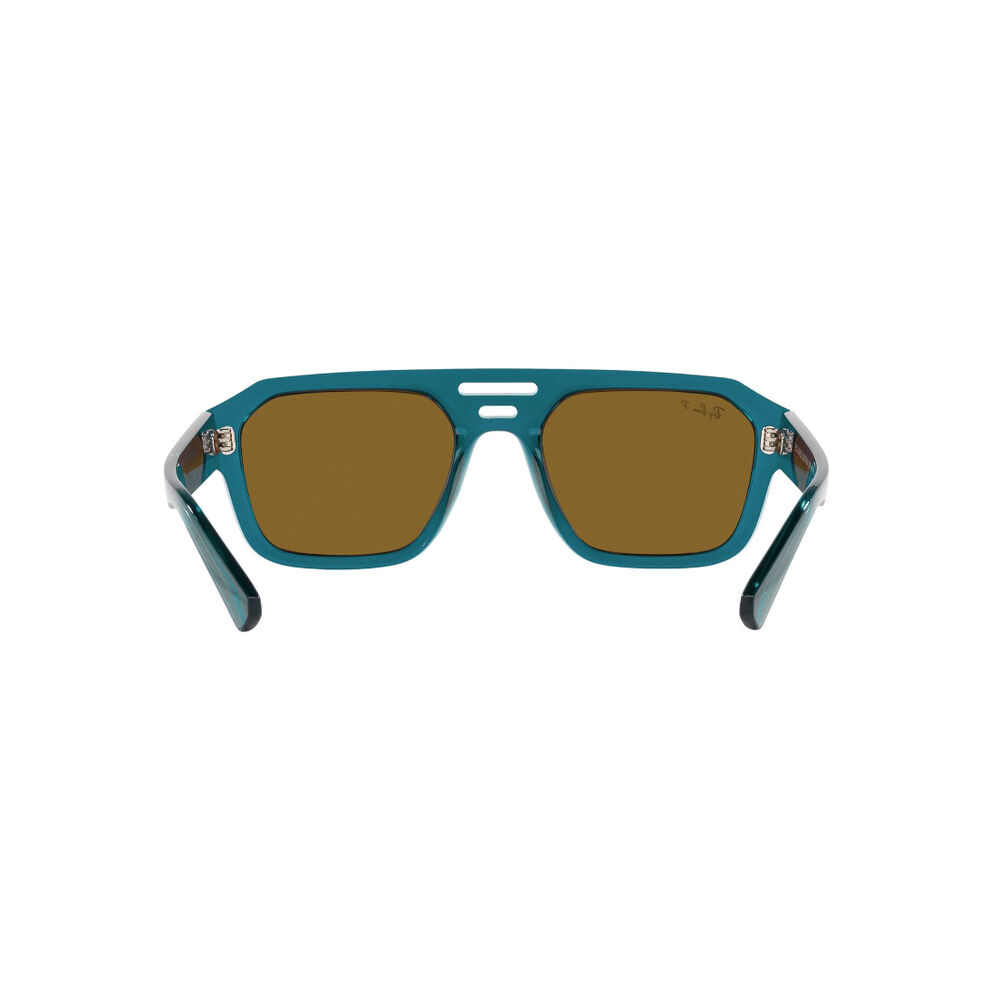 Lentes De Sol Corrigan Transparent Light Blue Polarizados Bio-based Sustentable Ray-ban image number 6.0