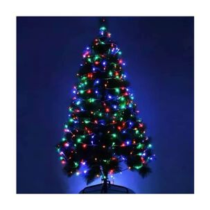 &Aacute;rbol Navidad Pascua Base 6 Luces Led Multicolor