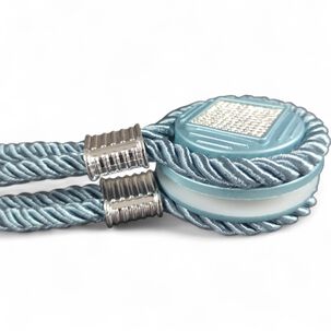 Pack De 02 Sujetadores Magnéticos Para Cortinas Joyas Gris