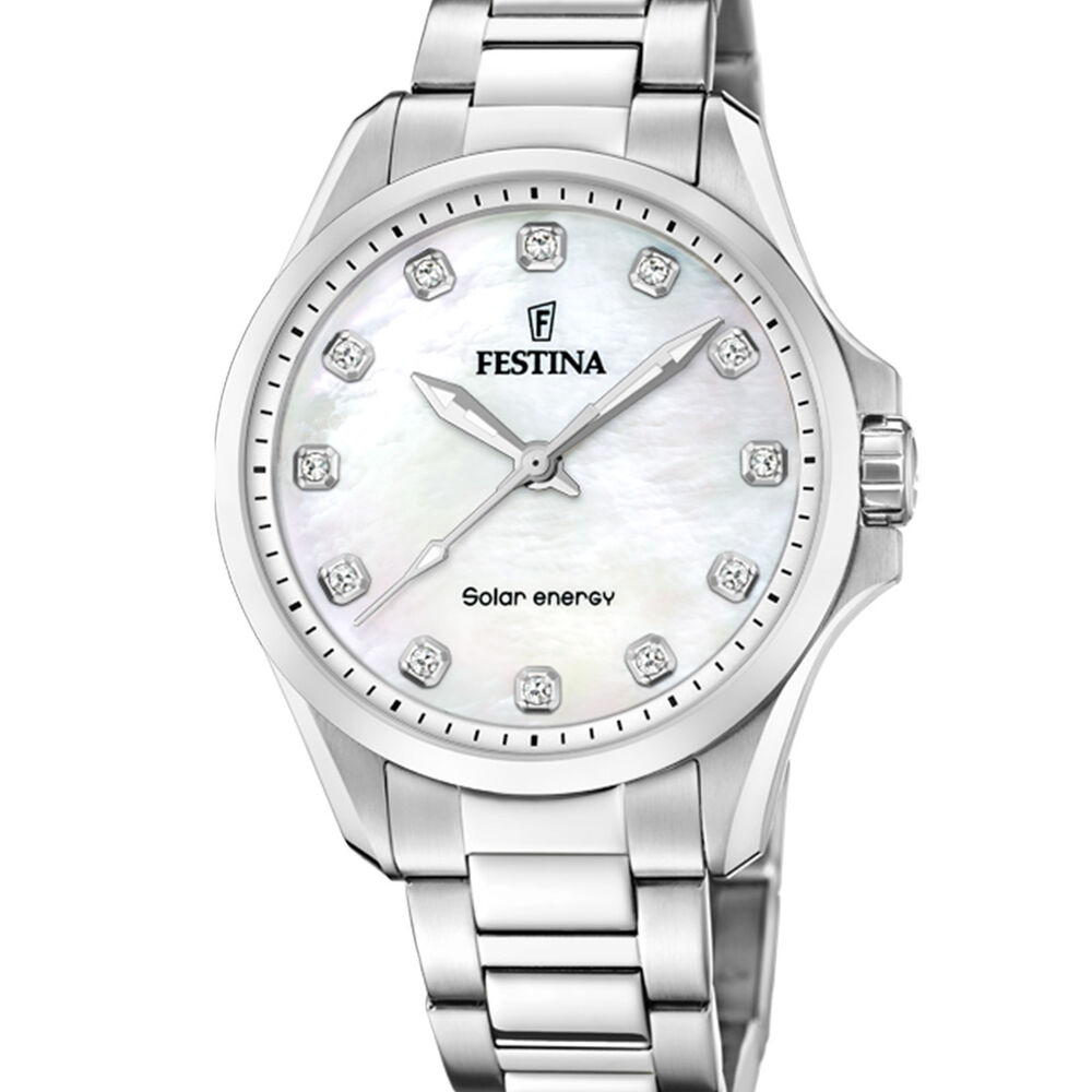 Reloj F20654/1 Festina Crema Mujer Solar Energy image number 0.0