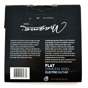 Set Cuerdas Guitarra El&eacute;ctrica Flat Ge160sf Magma