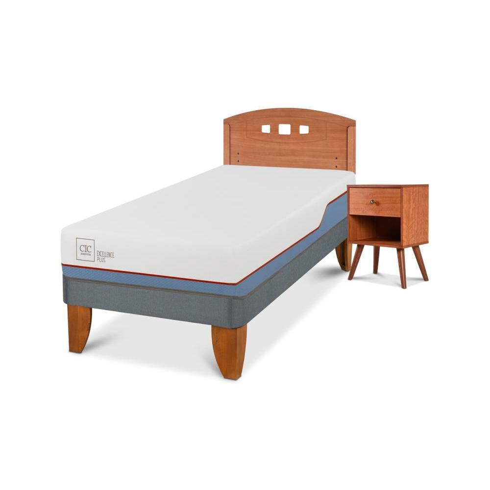 Cama Europea Cic Excellence Plus / 1 Plaza / Base Normal + Set De Maderas image number 1.0
