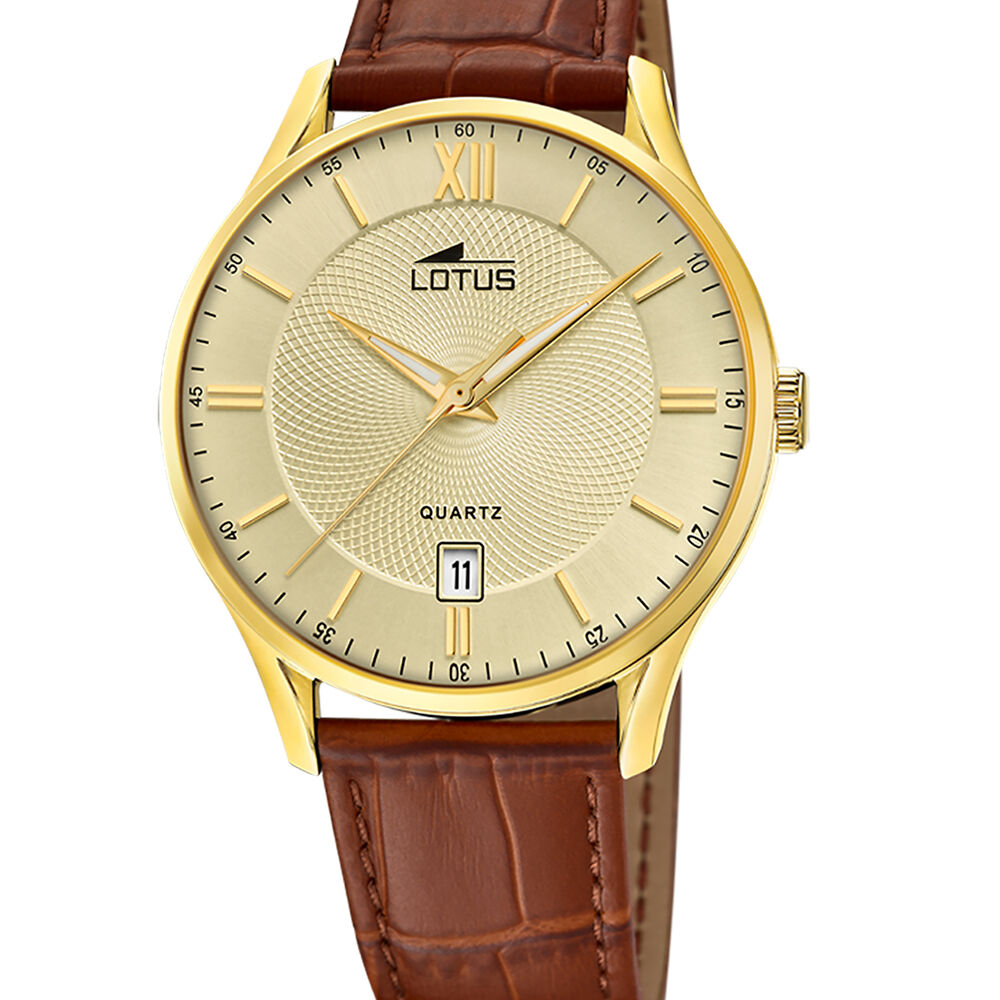Reloj 18403/g Lotus Beige Hombre Revival image number 0.0