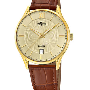 Reloj 18403/g Lotus Beige Hombre Revival