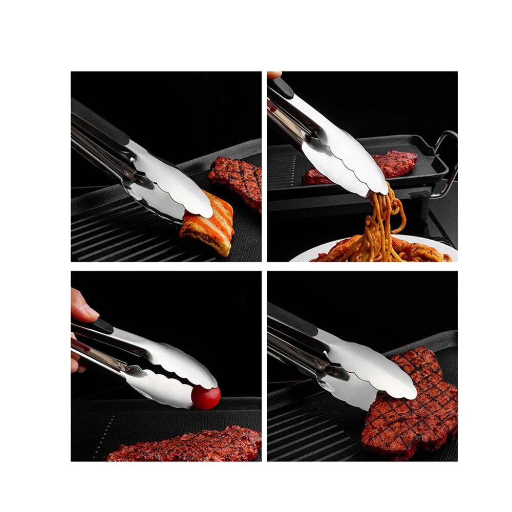 Pinzas O Tenazas De Cocina Para Pan Ensalada Asados Y Mas image number 5.0