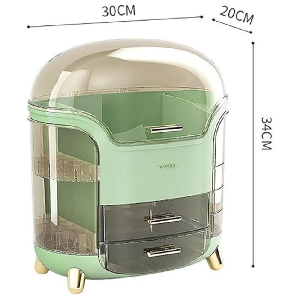 Caja Organizadora Maquillaje Cosmetiquera Verde image number 4.0