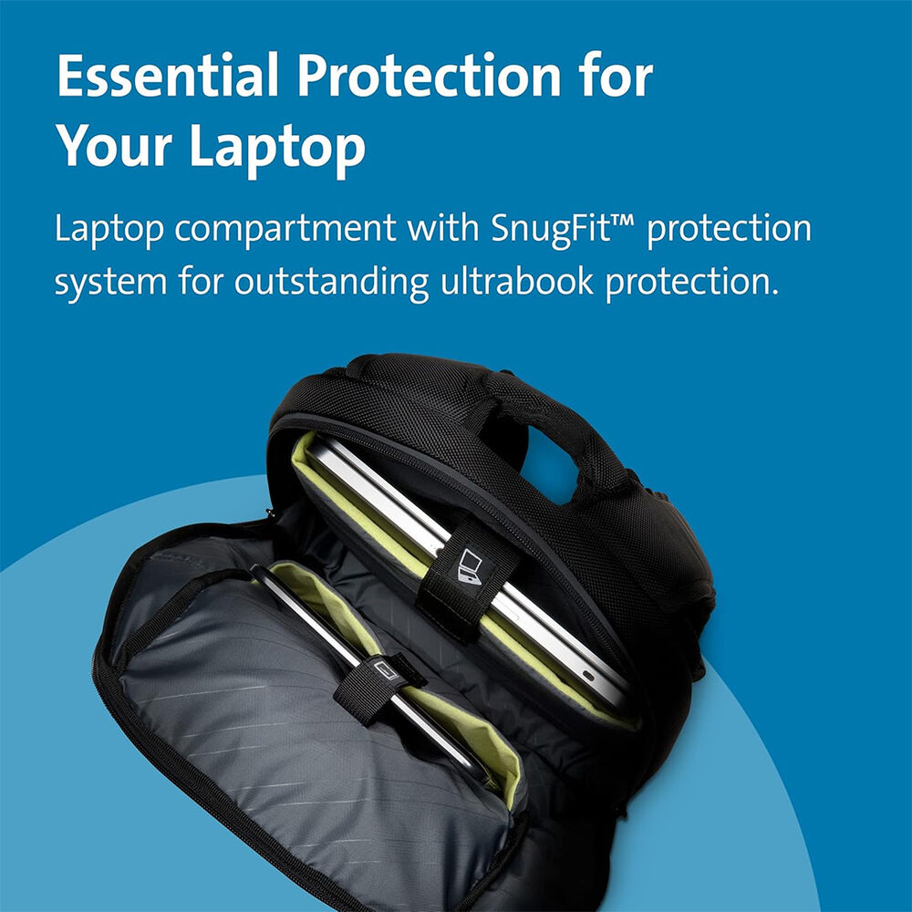 Kensington Mochila Para Ultrabook Triple Trek 14" 22 Lts Negro image number 2.0