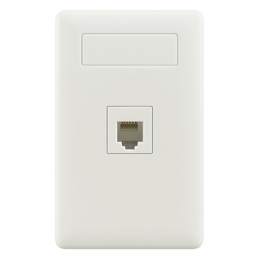 Modulo Conector Rj11 Telef&oacute;nico Blanco Lexo Electric image number 0.0