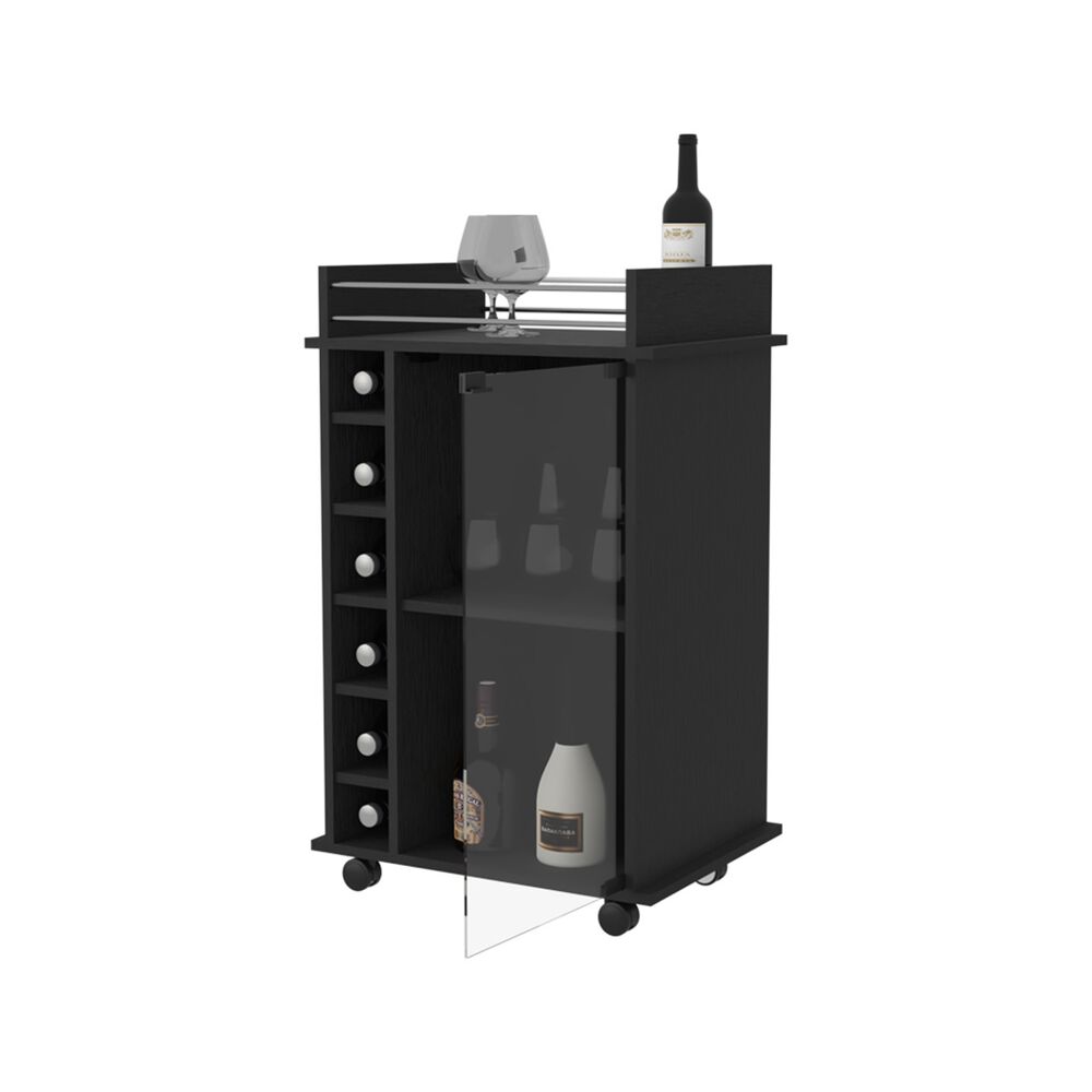 Bar Bajo 6 Botelleros 1 Puerta De Vidrio Fm-009 image number 1.0