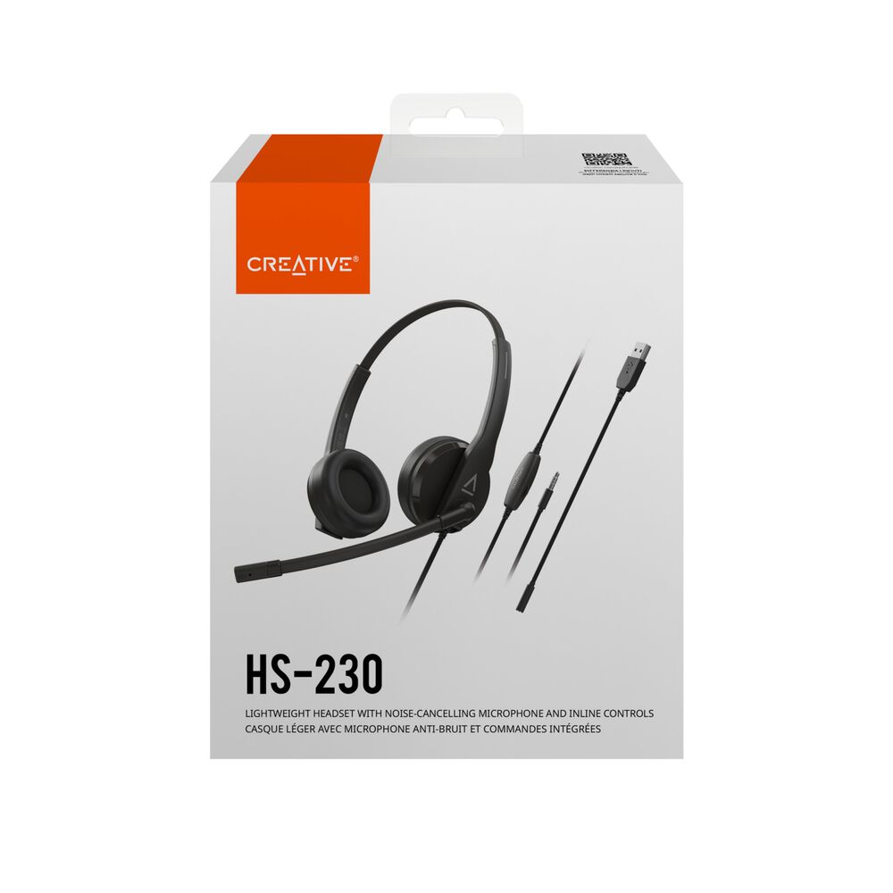 Audifono Headset Creative Hs-230 Negro Usb Y 3.5 image number 5.0