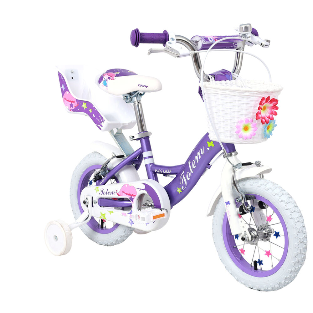 Bicicleta Totem Infantil Aro 12 Miss Lilly Color Morado image number 1.0