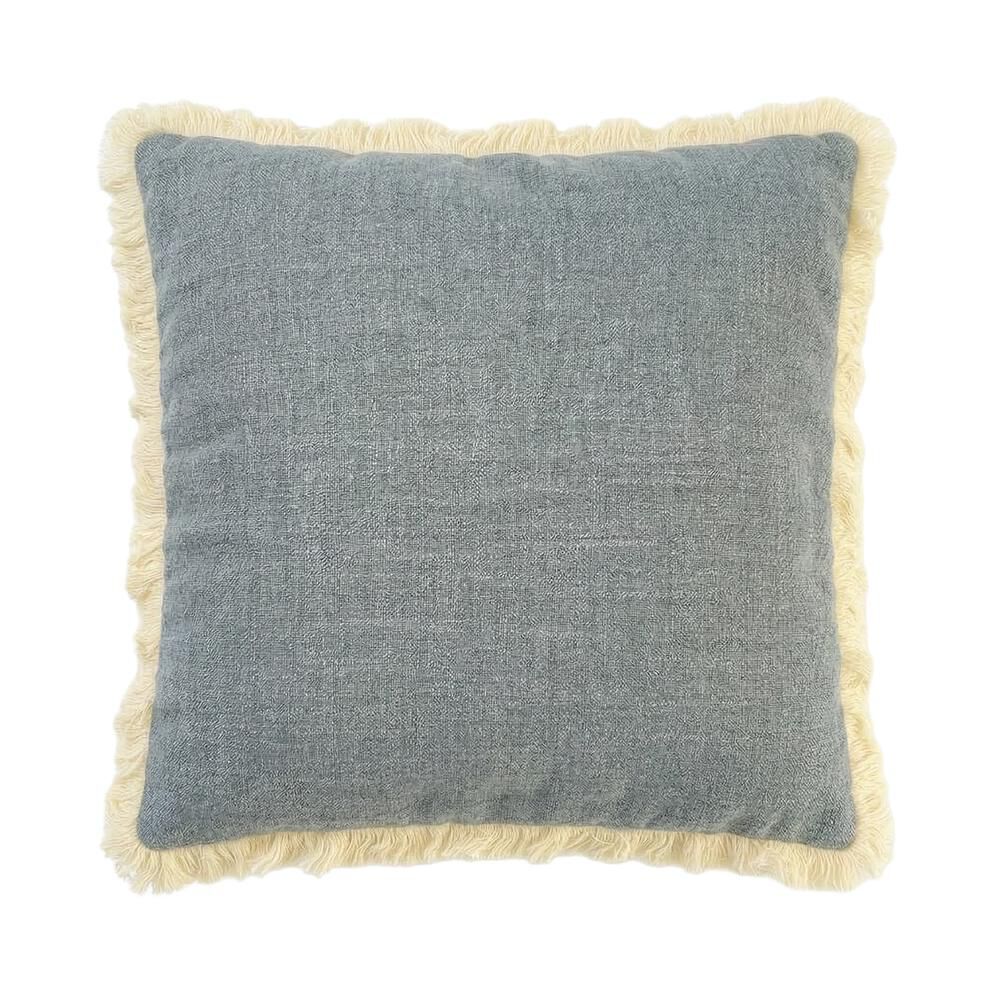 Cojin Azul Con Borde Blanco Belle Noite 45x45 Cm image number 0.0