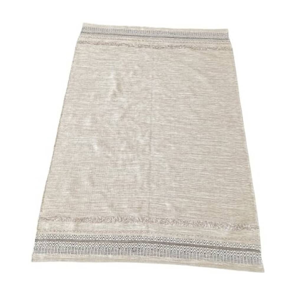 Alfombra Kilim Shaggy Beige Mediana image number 3.0