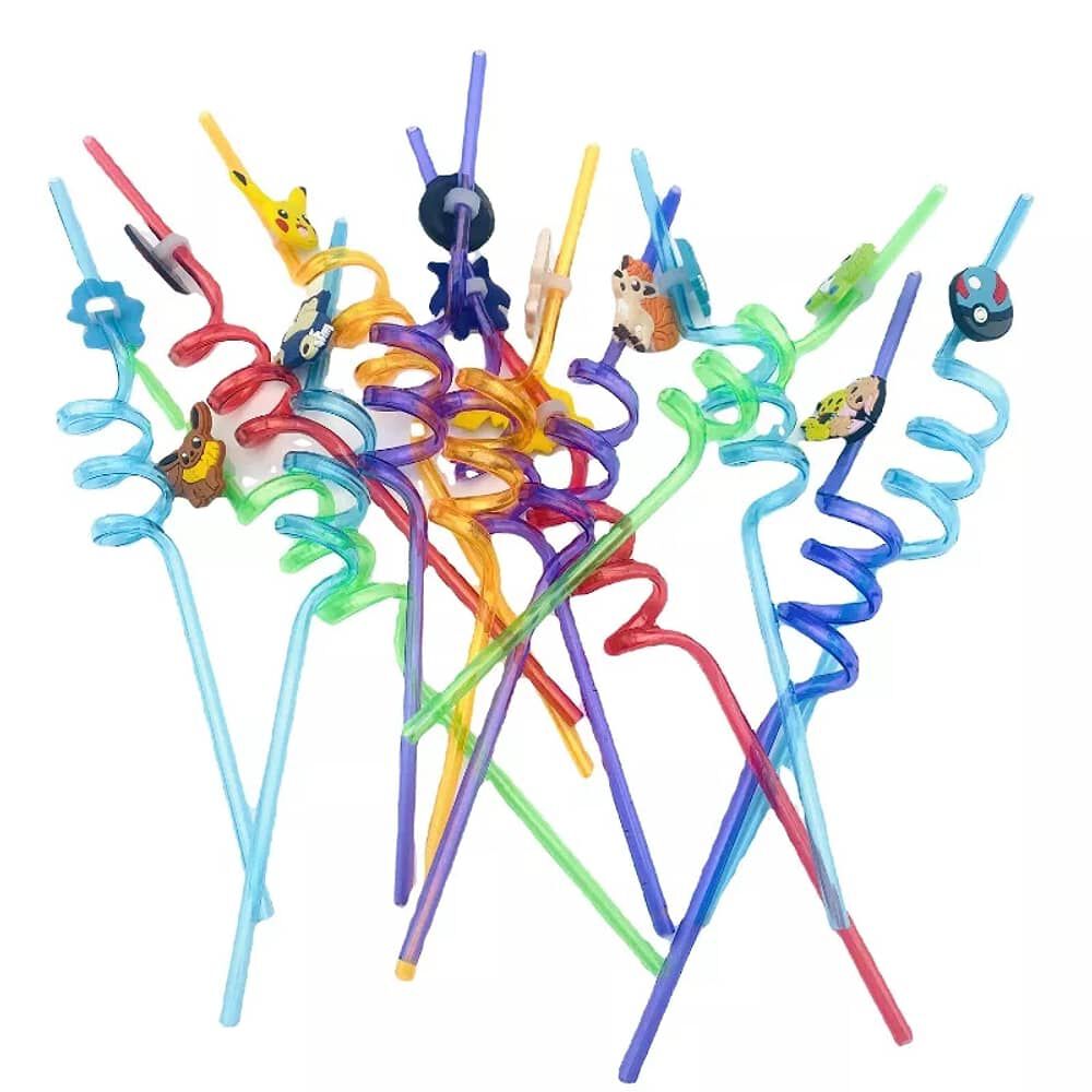 Pack 5 Bombillas Reutilizables Pokemon Cotillon Para Fiesta image number 0.0