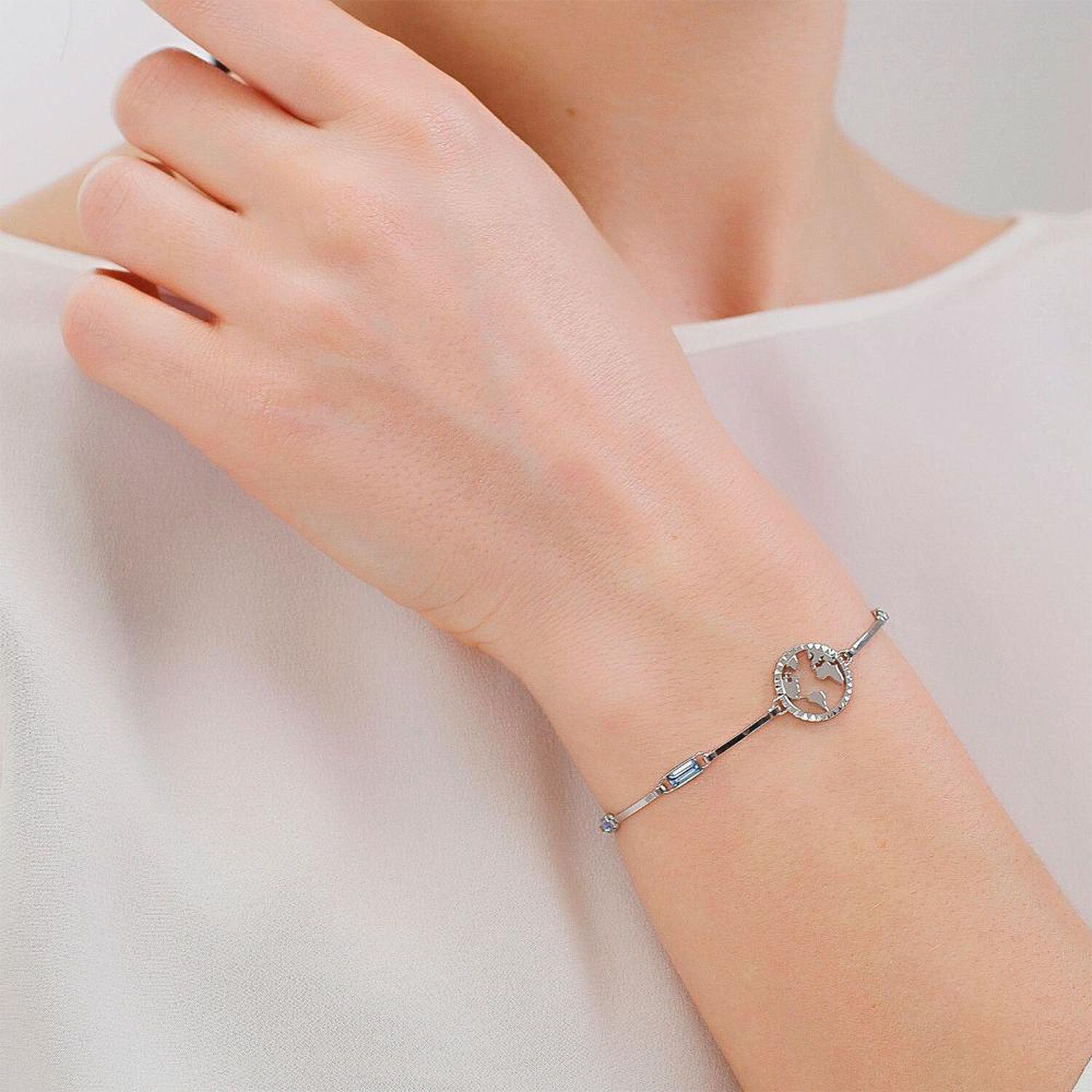 Pulsera Brosway Chakra Plateada Bhkb017 image number 1.0