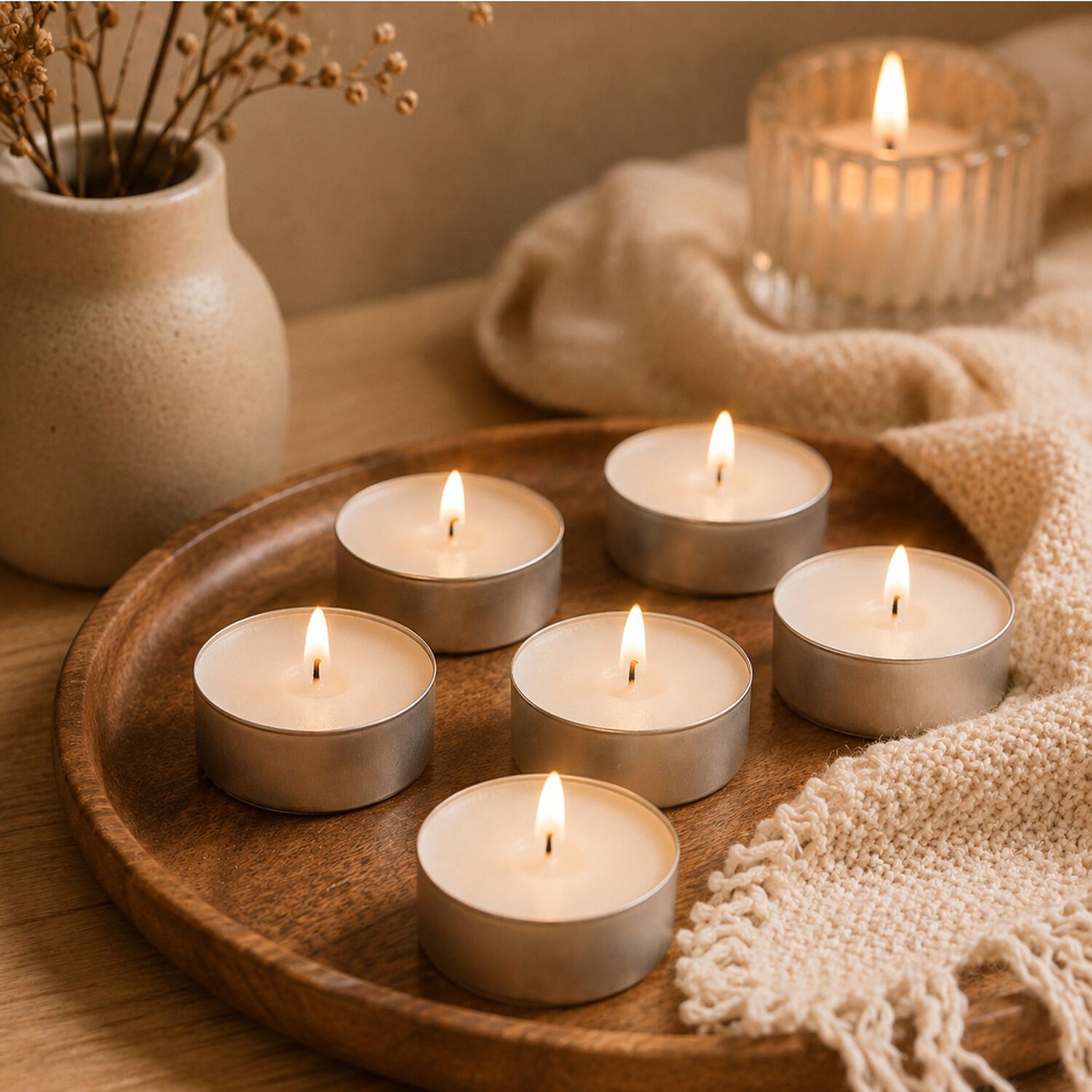 Set 6 Tealights Az Home image number 2.0