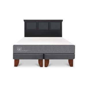 Cama Europea Cic Smart / King / Base Dividida + Respaldo