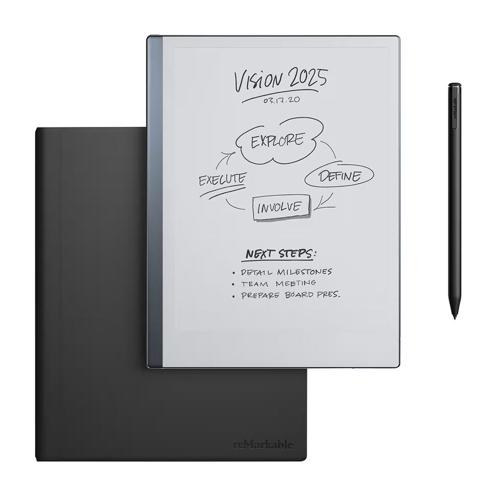 Kit Tableta Remarkable 2 + Marker Plus + Book Folio Negro image number 0.0