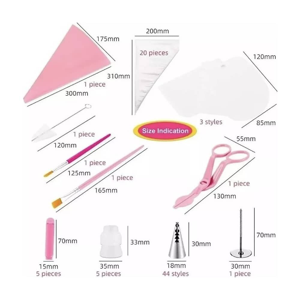 Kit De Decoraci&oacute;n 83 Unidades. Pasteleria image number 2.0