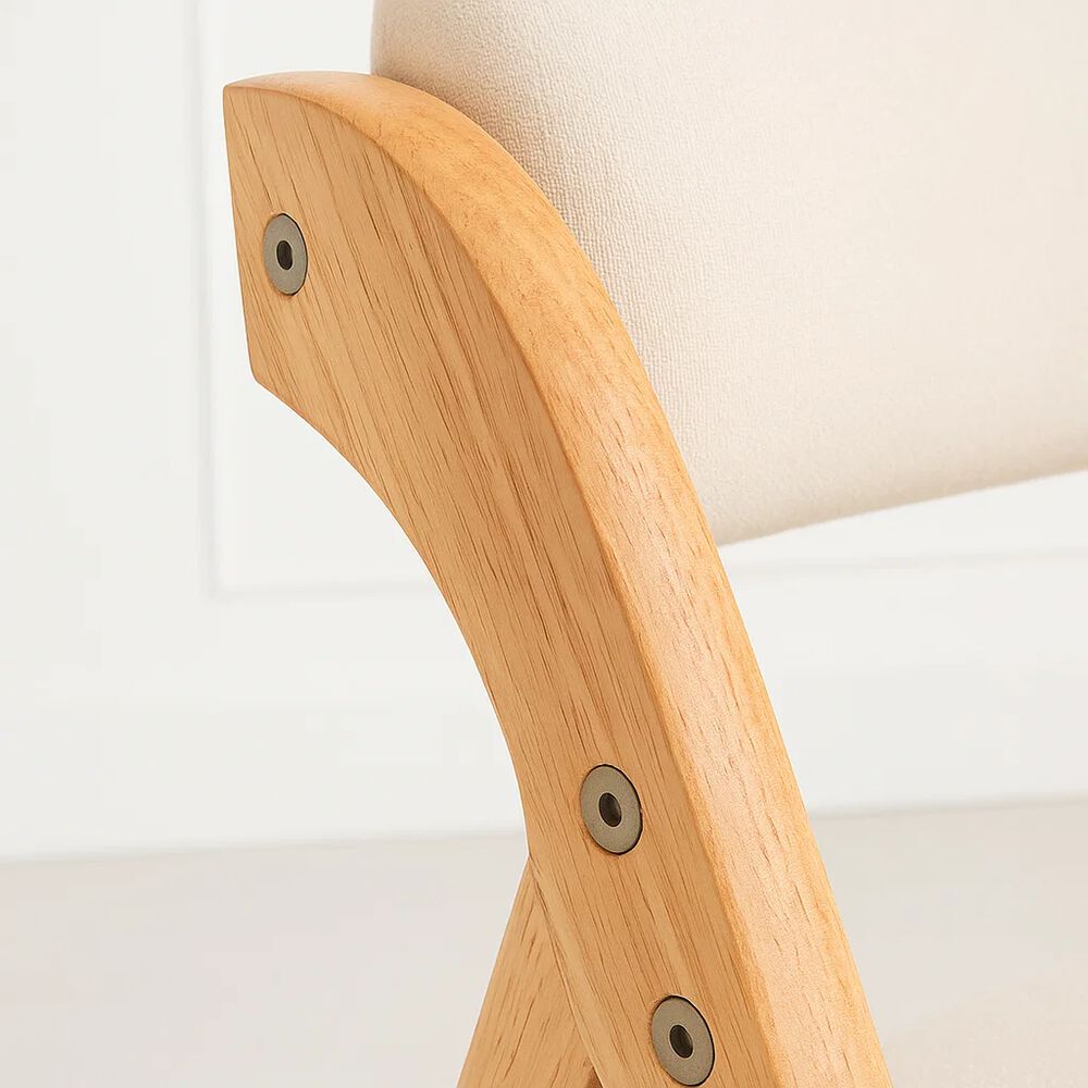 Pack De 2 Sillas Betlahem De Madera Plegable Acolchada - Beige image number 5.0