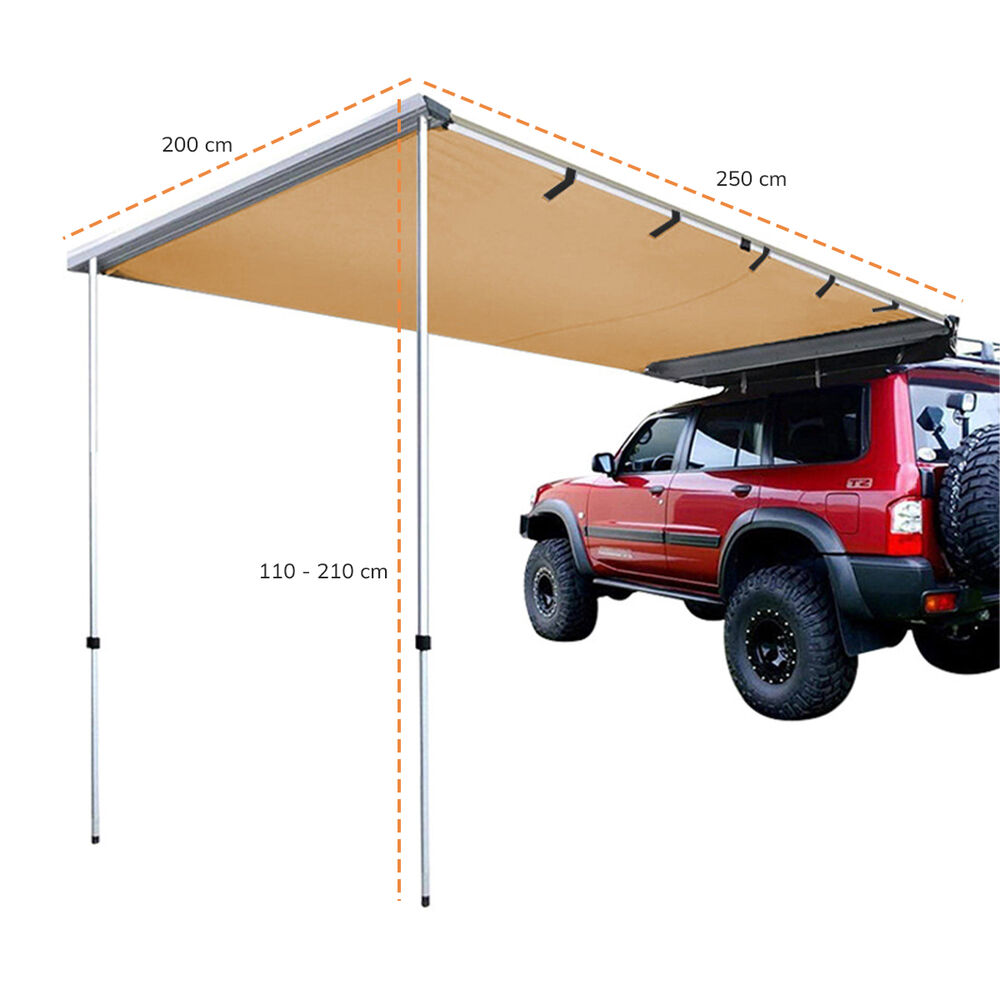 Toldo Camping Lateral Para Auto Techo Xroad image number 1.0