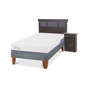 Cama Europea Cic Excellence Plus / 1.5 Plazas / Base Normal + Set De Maderas