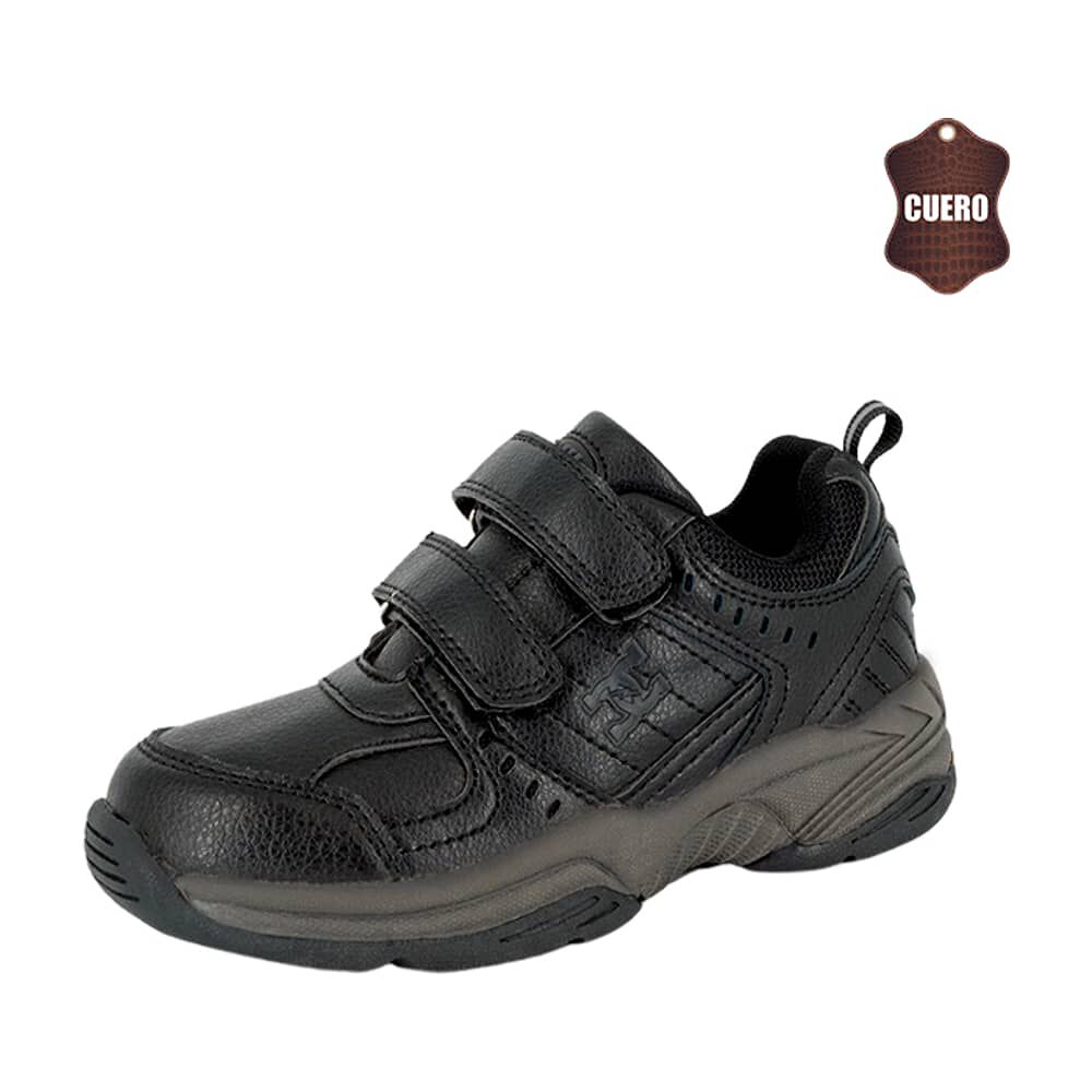 Zapatilla De Cuero Calar Negro Uns image number 0.0