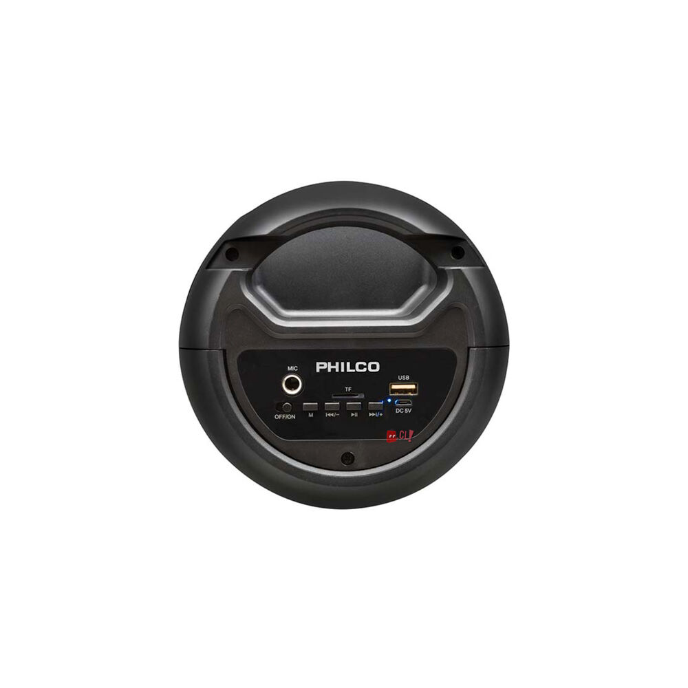 Parlante Karaoke Bluetooth Philco Con Micrófono 764bk - Ps image number 2.0