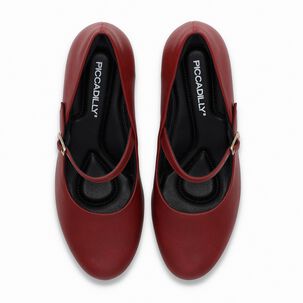 Zapato Mary Jane Mujer Burdeo Laura 01 Piccadilly