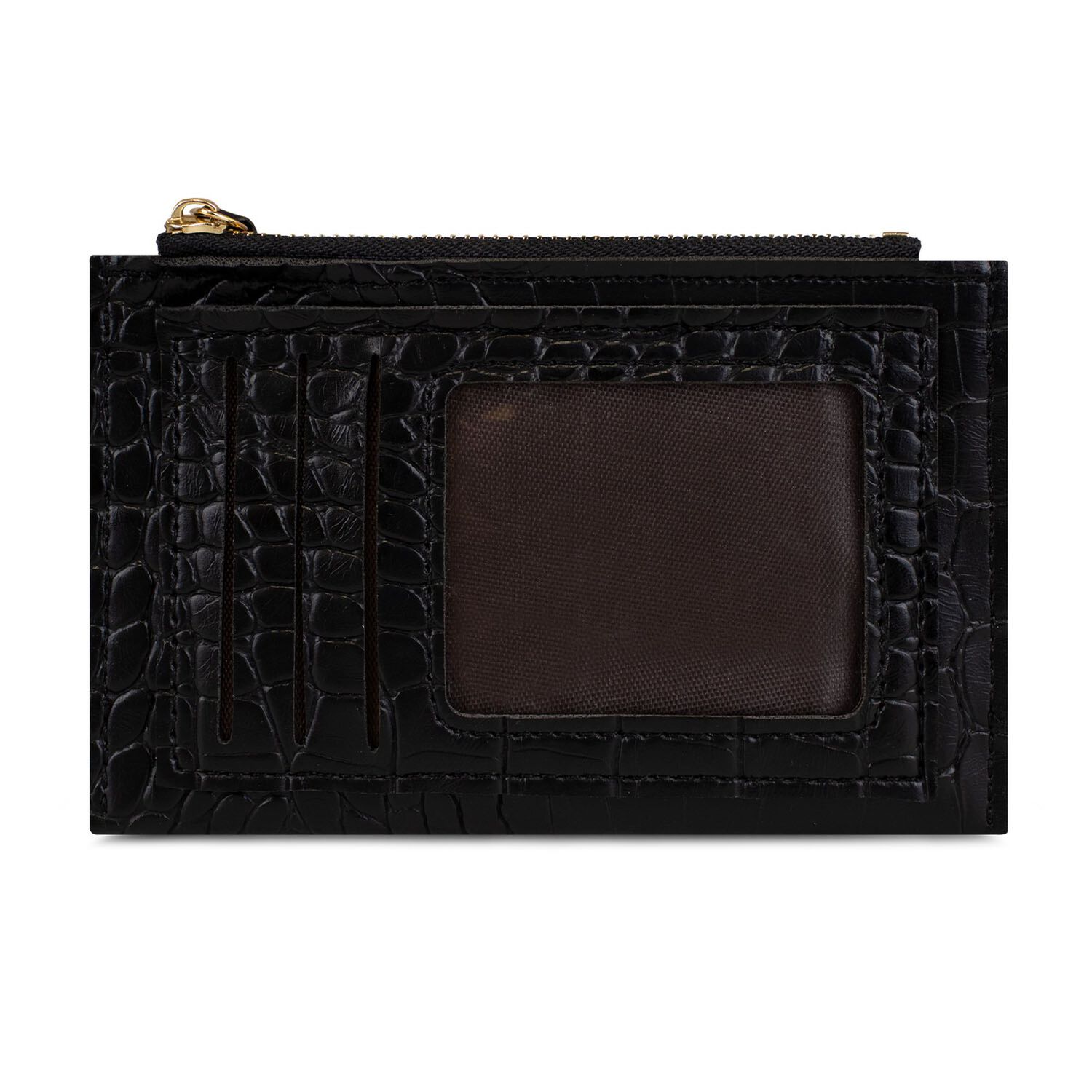 Billetera Tarjetero Mujer Con Monedero Zoe Negro Carven image number 3.0