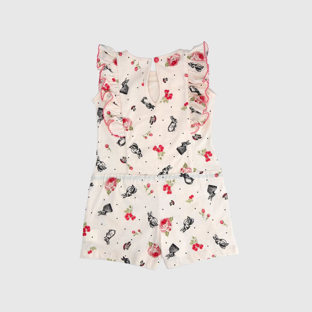 Enterito Beige Con Vuelos Algodón Peruano image number 1.0