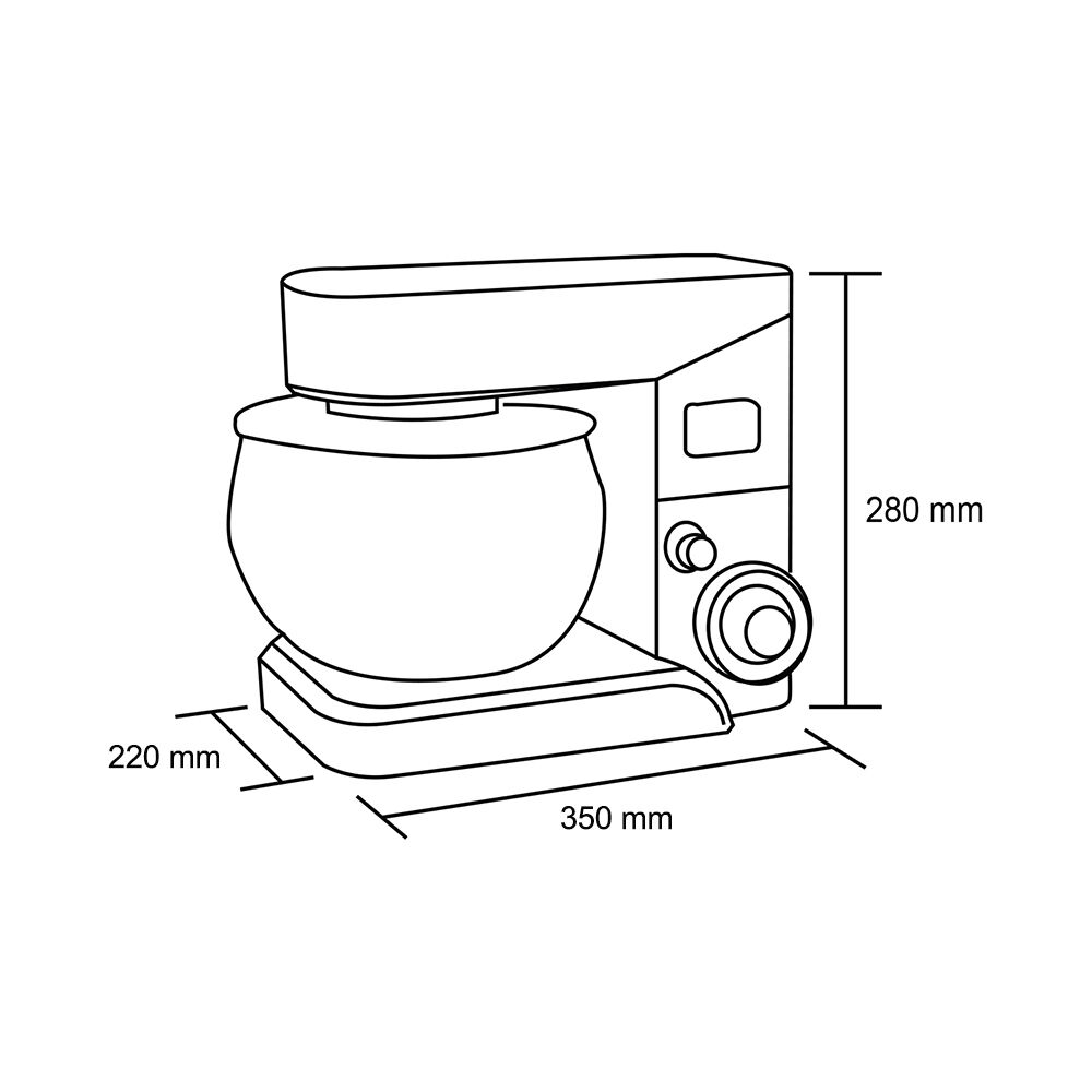 Batidora Inox Lorenzza 5 Litros image number 3.0